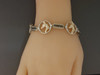 Bracelet Mee Link With Doberman And White And Black Diamond
