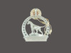 Frame Cir Pedestal With Stones With Argentine Dogo 3021 3022 Pendant