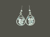 Earrings Tear Drop With Pembroke Welsh Corgi