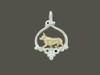Frame Cleff Wide With Pembroke Welsh Corgi Pendant