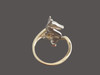 Ring Split With Doberman And Siberian Husky Diamonds