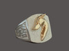 Ring Mens Square Top Side View With Whippet