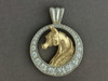 Frame Circle 12 With Arabian Horse Pendant
