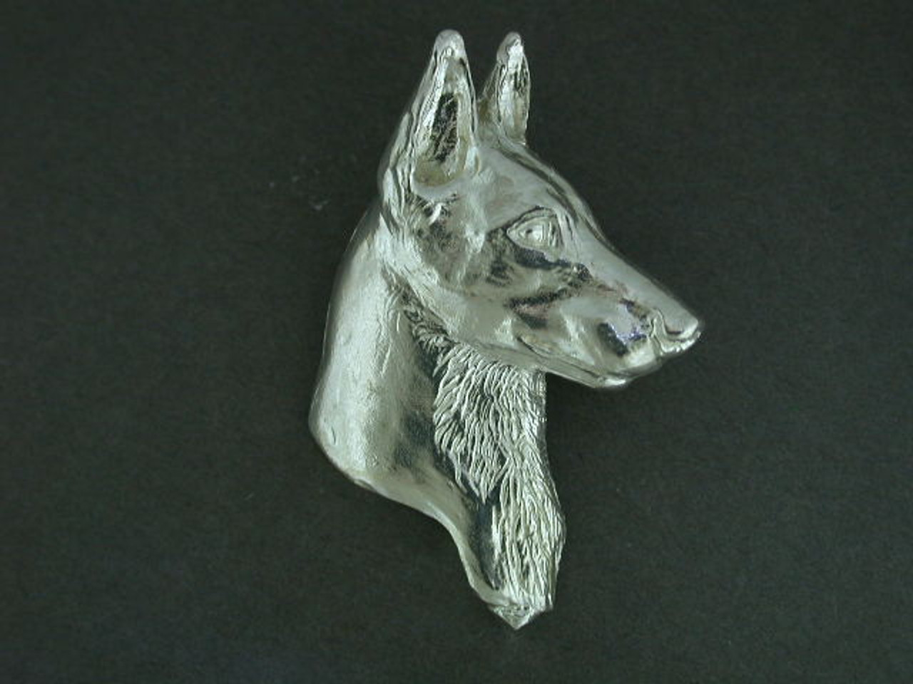 Belgian Malinois Head Lrg R Pendant