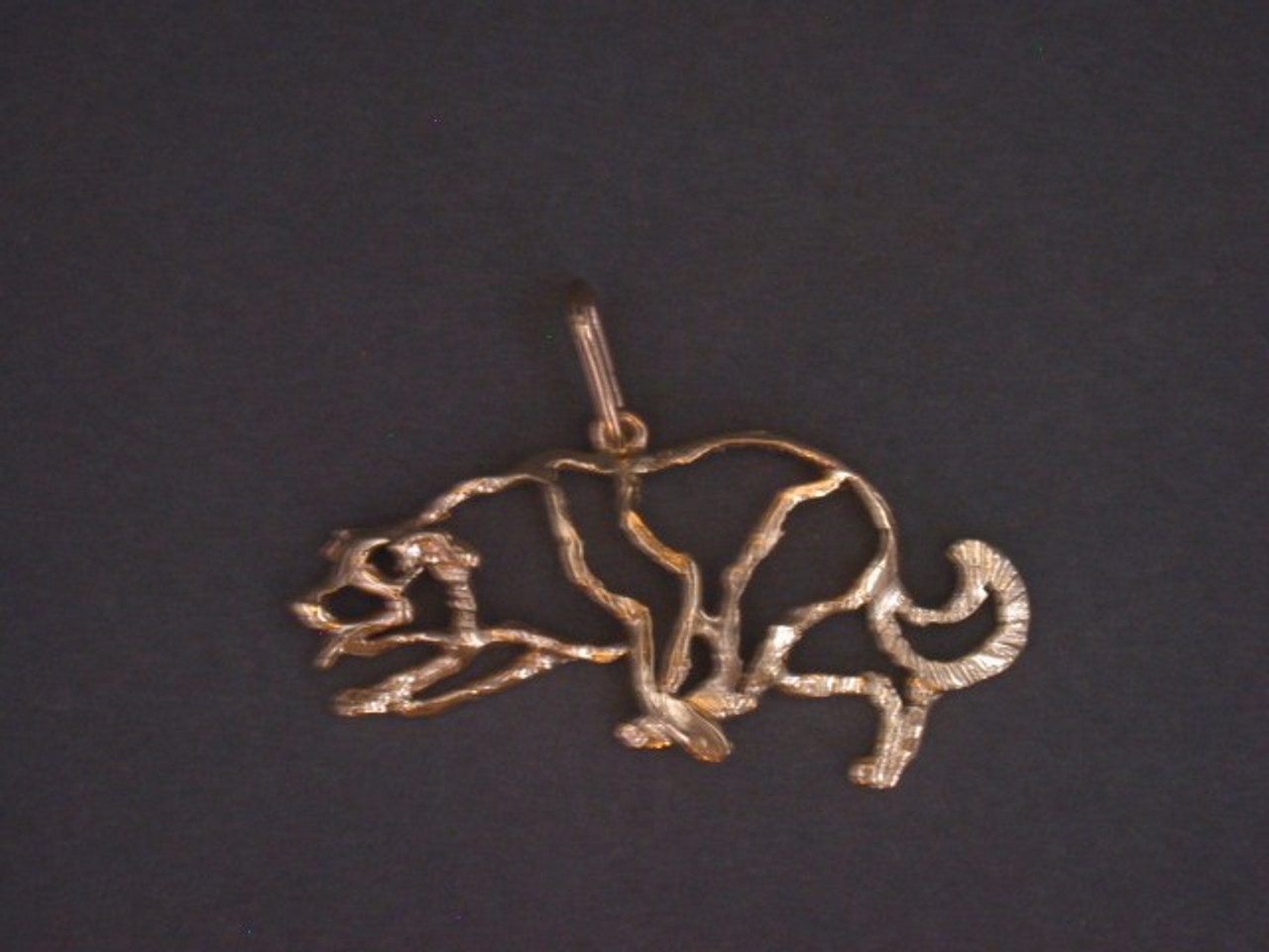 Border Collie Full Body Cutout Herding Pendant