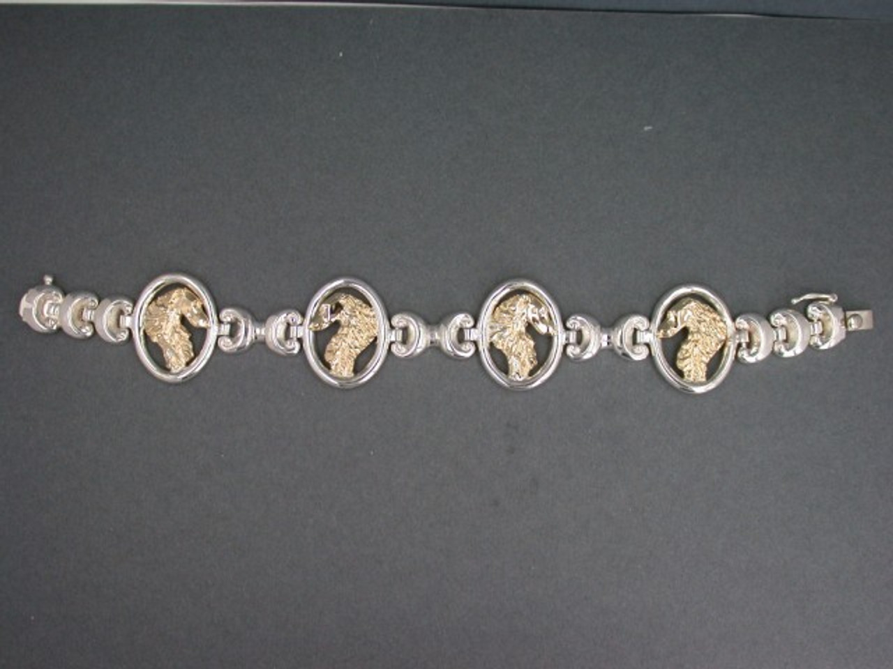 Bracelet Antique Bone W Borzoi