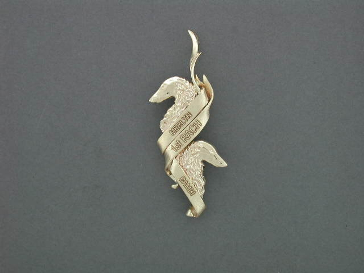 Frame Snake Dbl With Borzoi Pendant