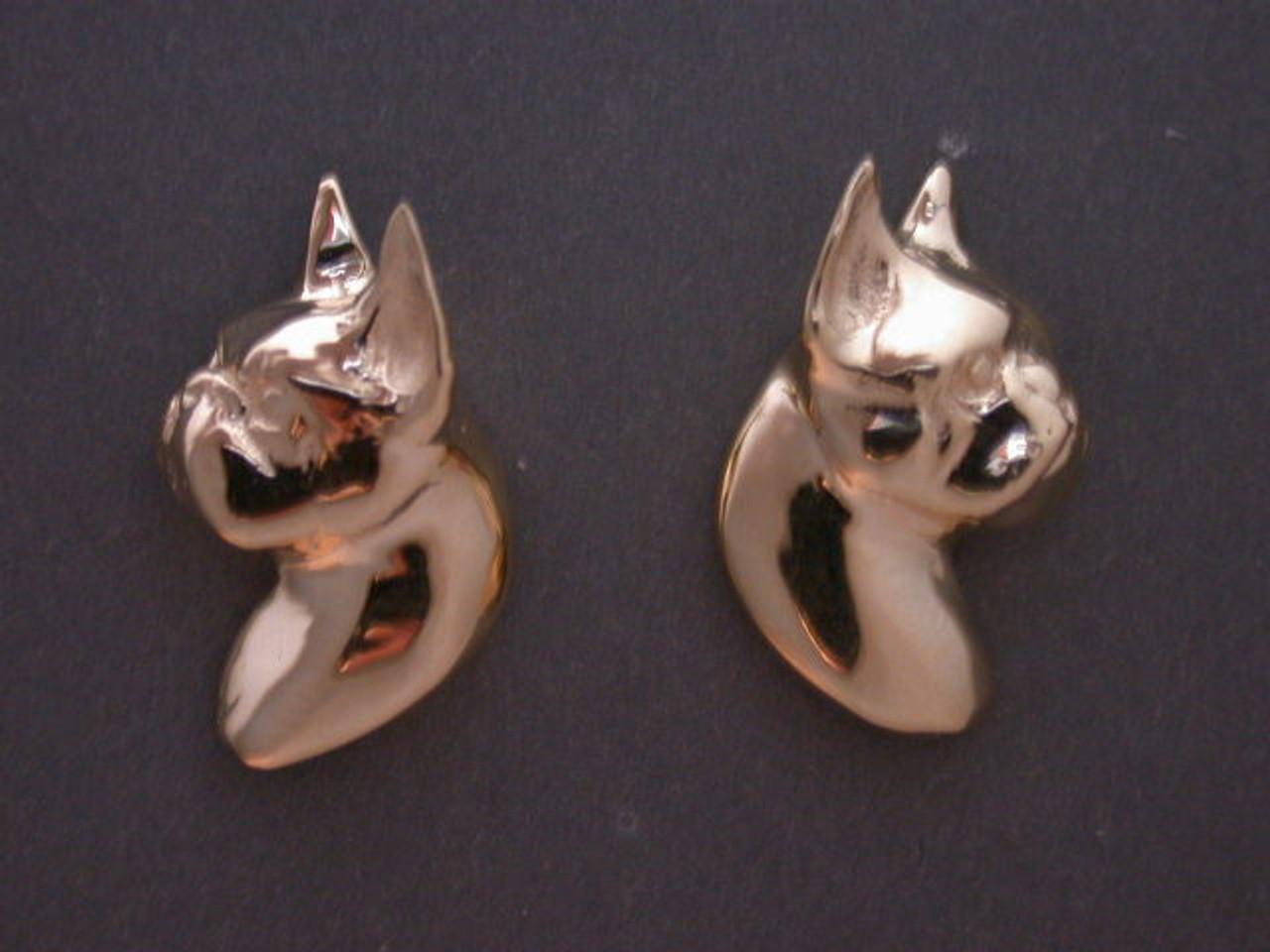 Boston Terrier Earrings L & R