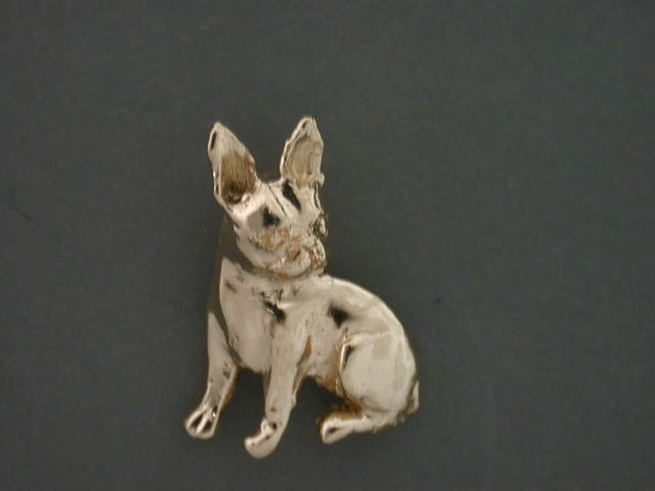 Boston Terrier Full Body Sitting Sm Pendant