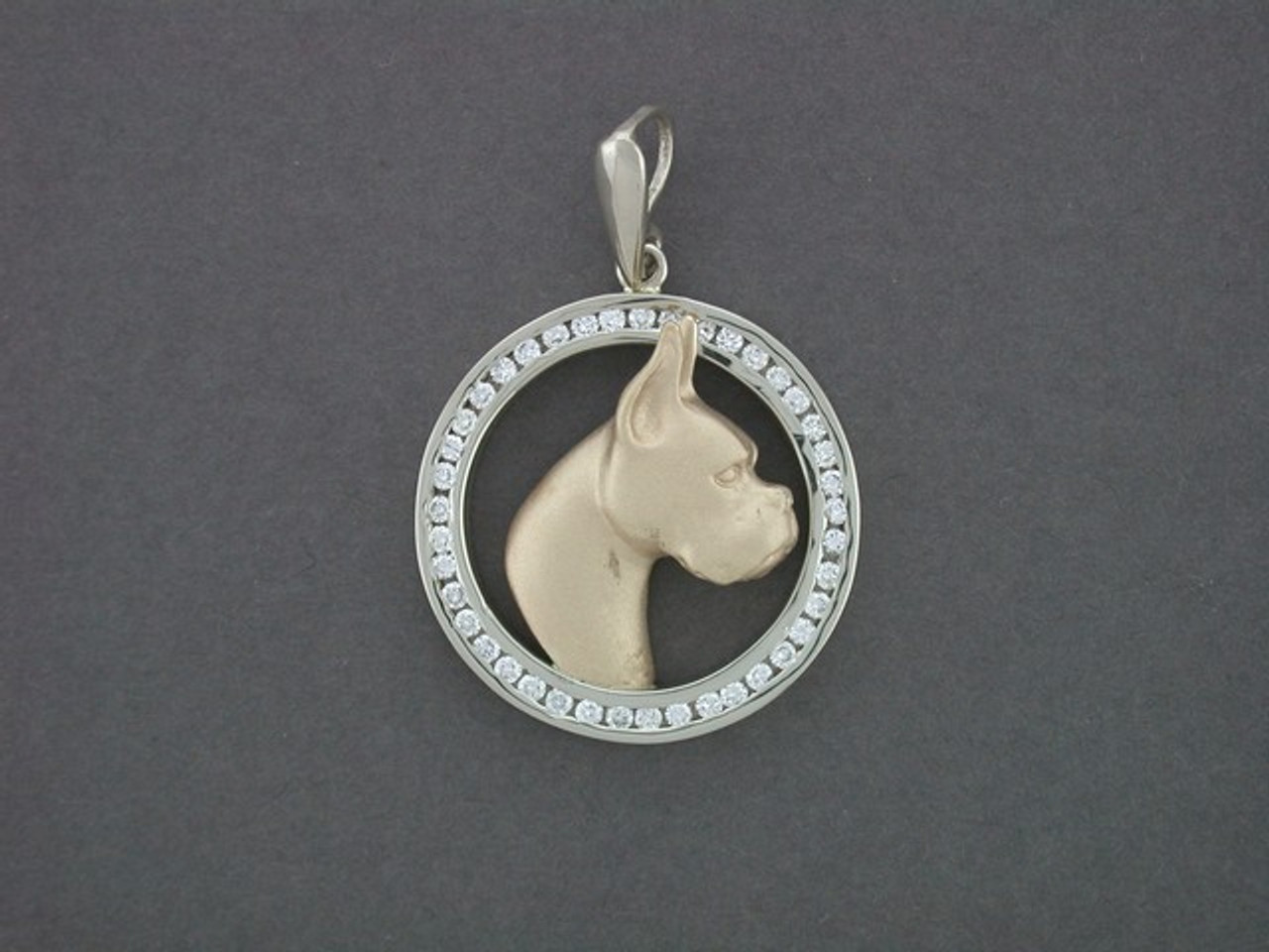 Frame Circle With Boxer Pendant