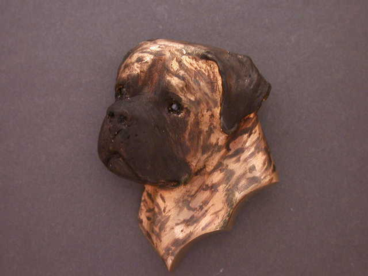 Bullmastiff Head L Pendant