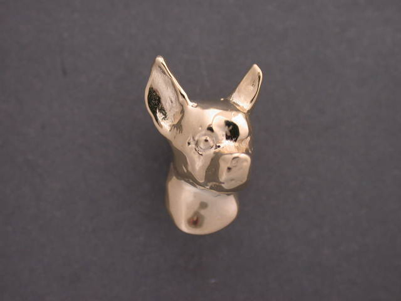 Chihuahua Head Front 3.4 View Sm Tie Tac