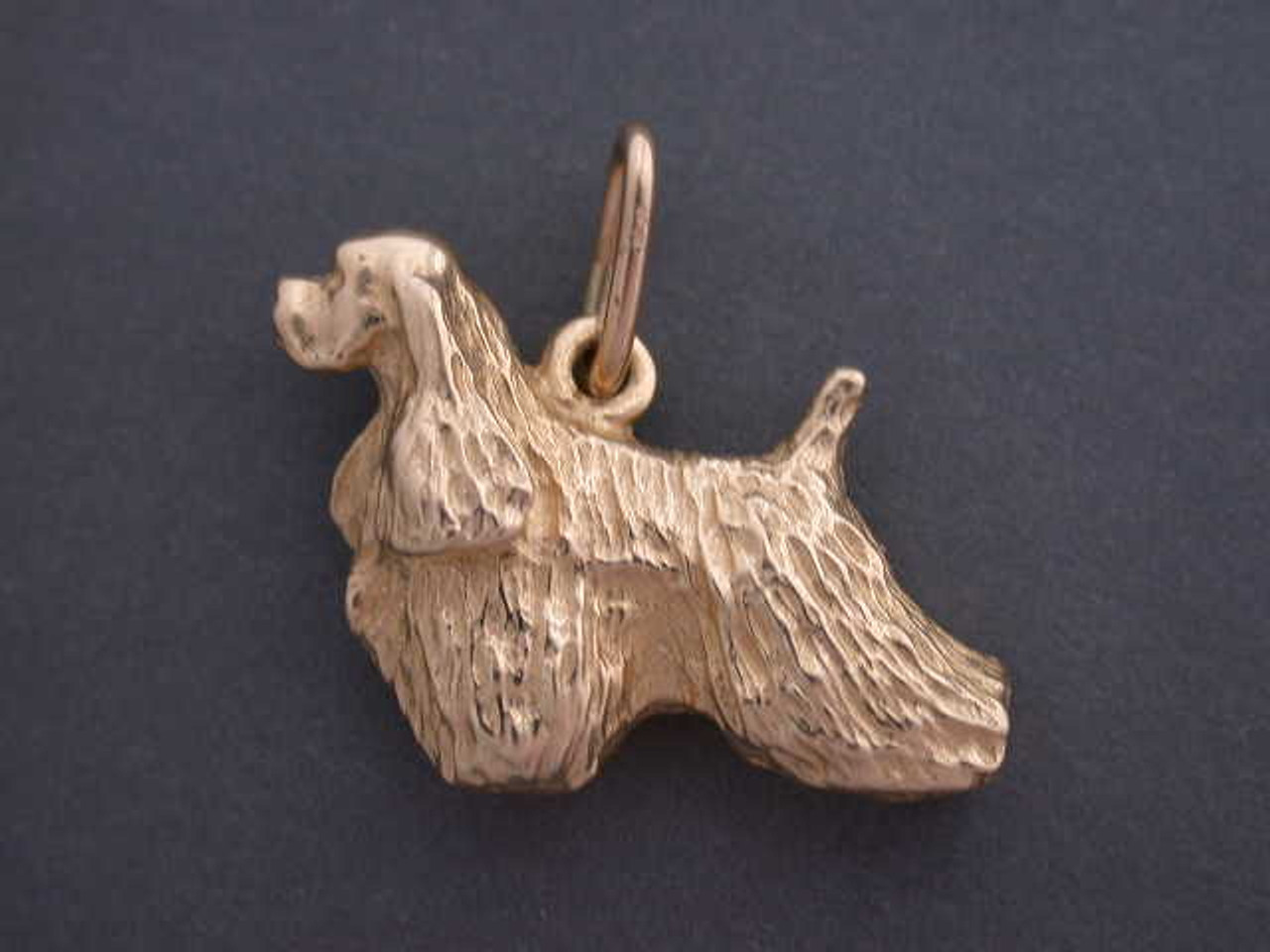 Cocker Spaniel Full Body Stack Sm L 346B Pendant