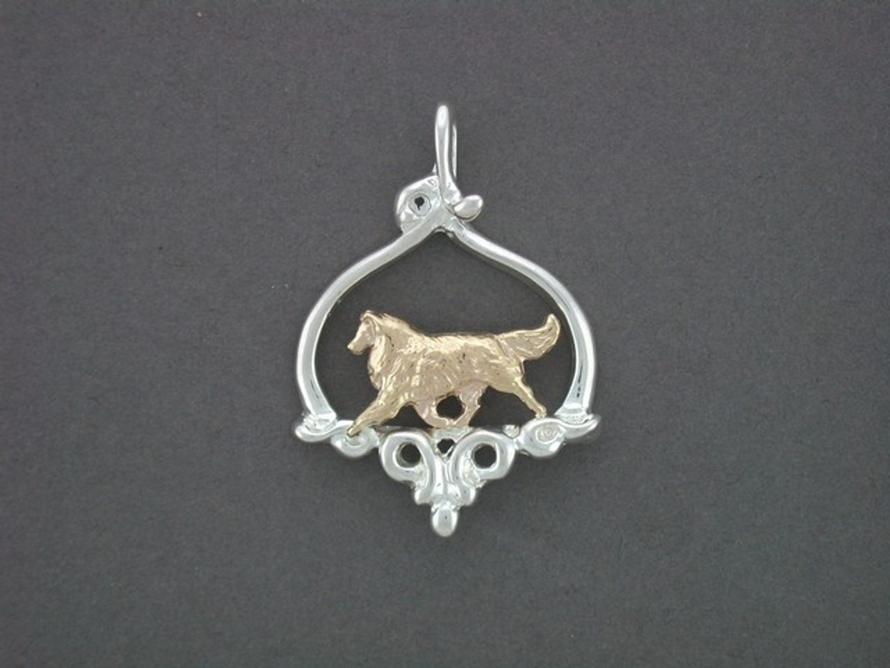 Frame Cleff Wide With Collie Pendant