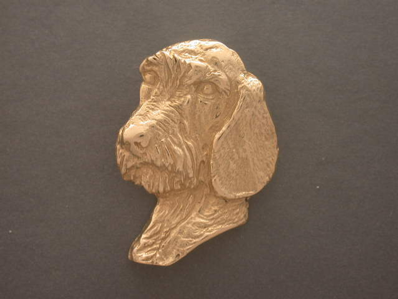 Dachshund Head L Wire Pendant