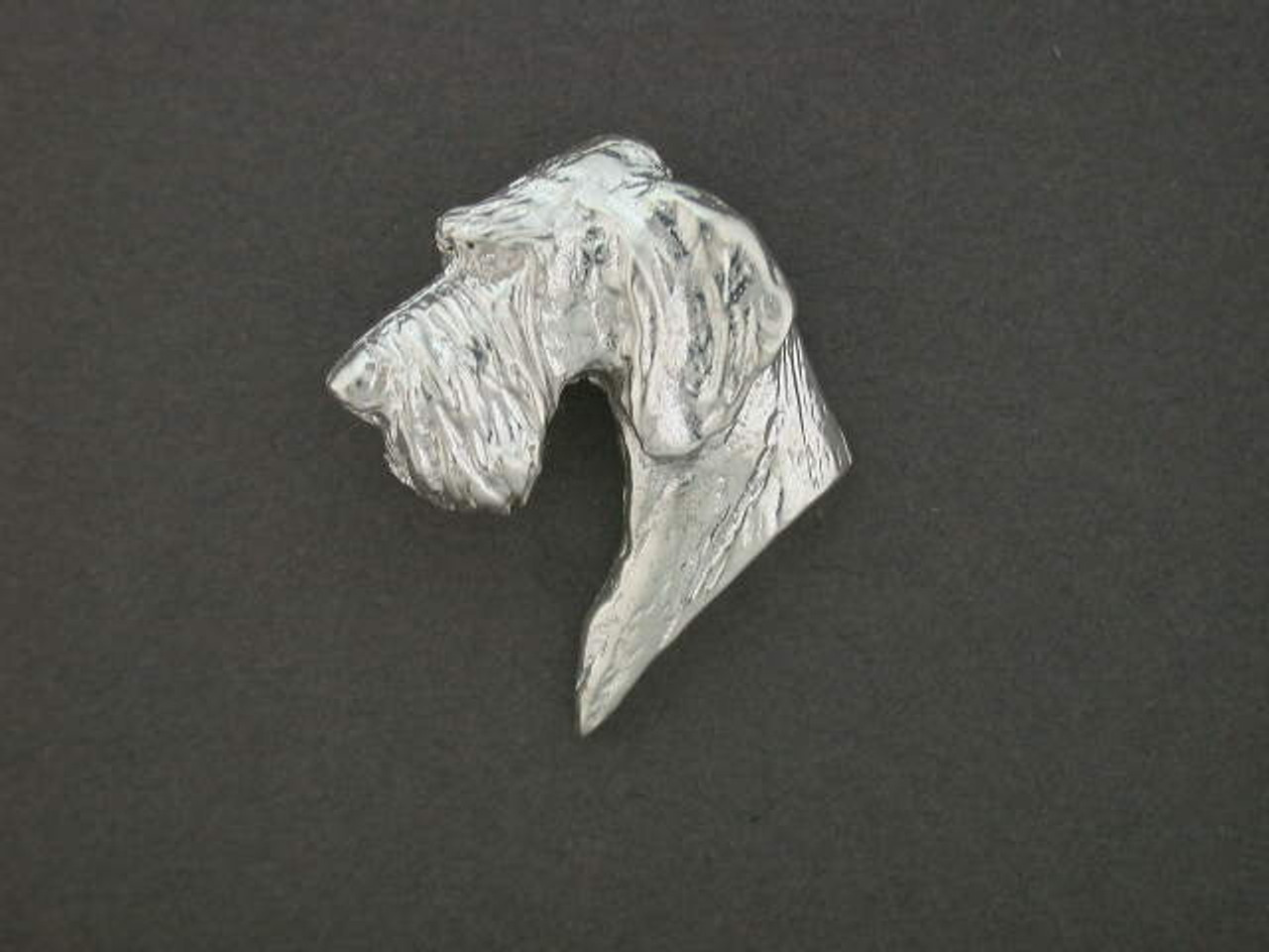 Dachshund Head Wire Med L Pendant