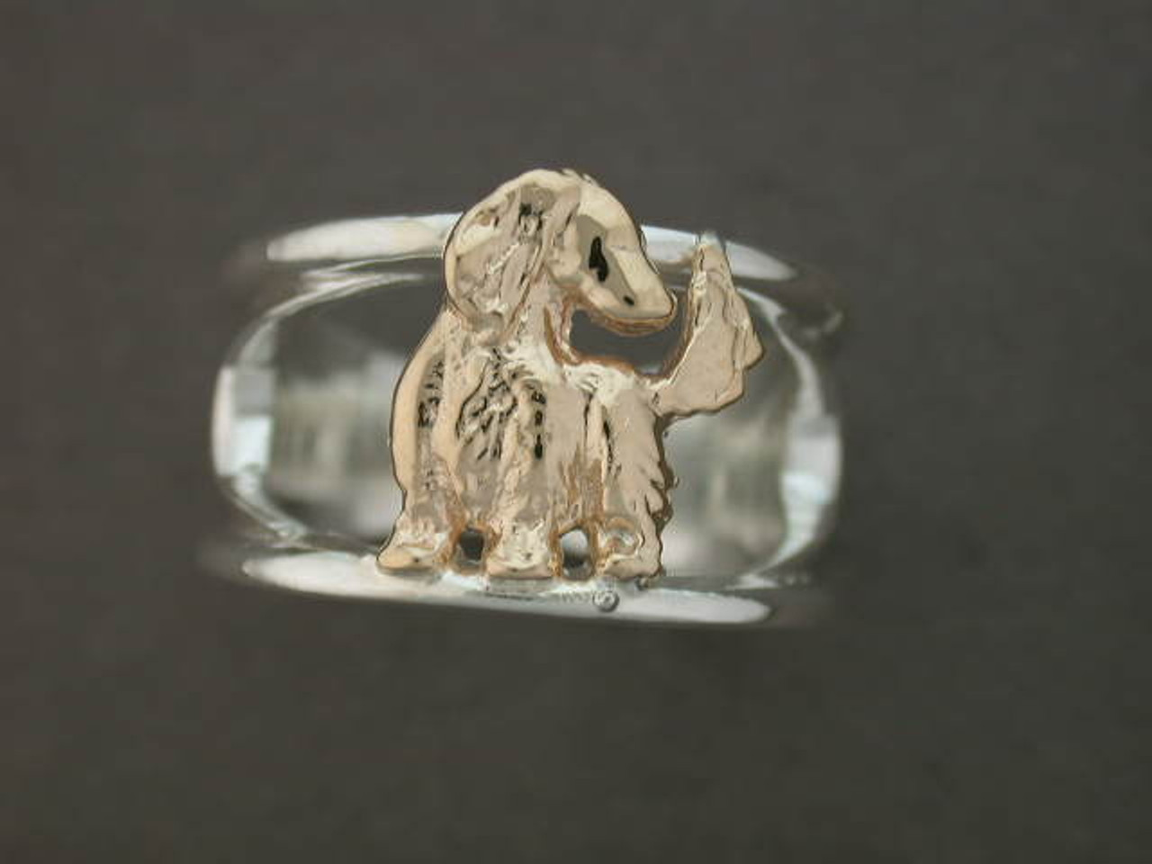 Ring Insert C Band With Dachshund