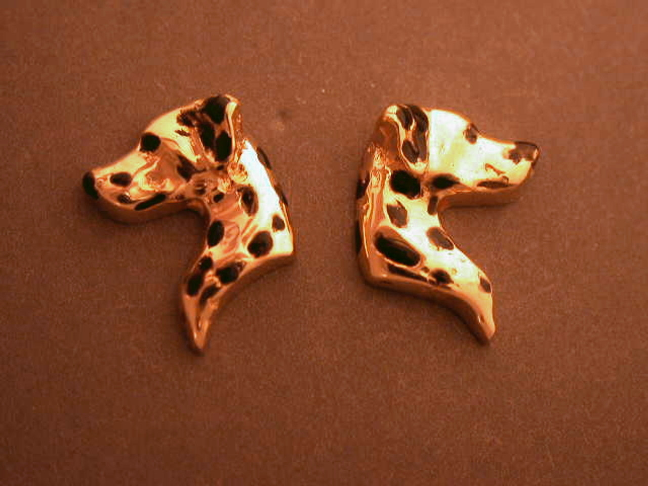 Dalmatian Earring Head Med L&R