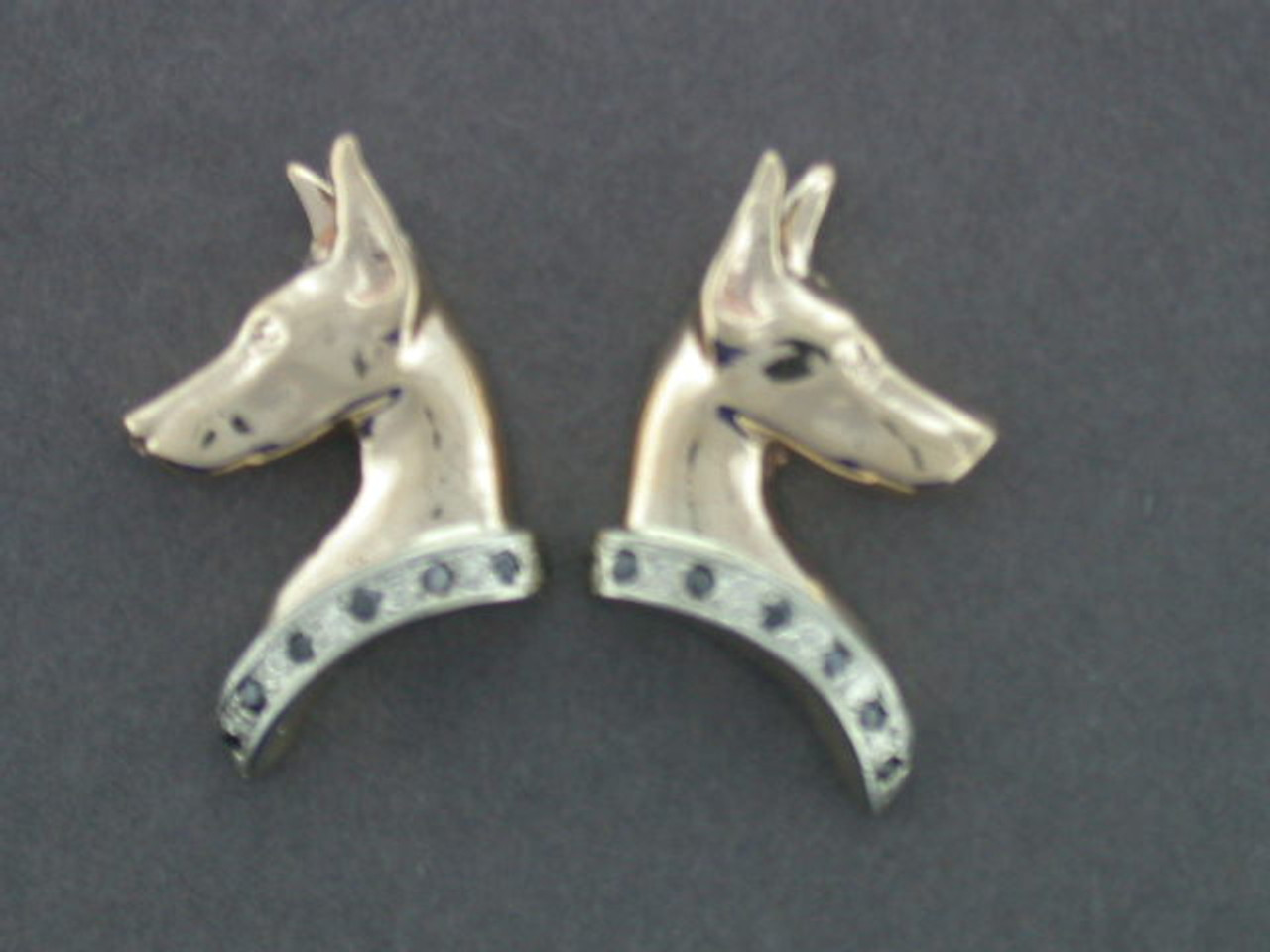 Doberman Earrings Collars