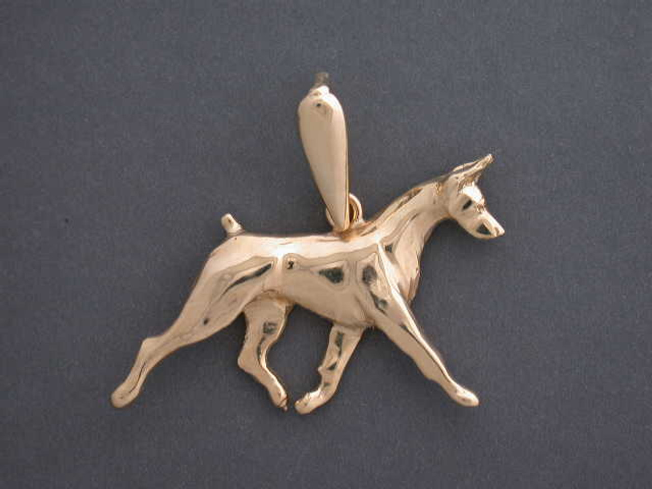 Doberman Full Body Gating Med R Pendant