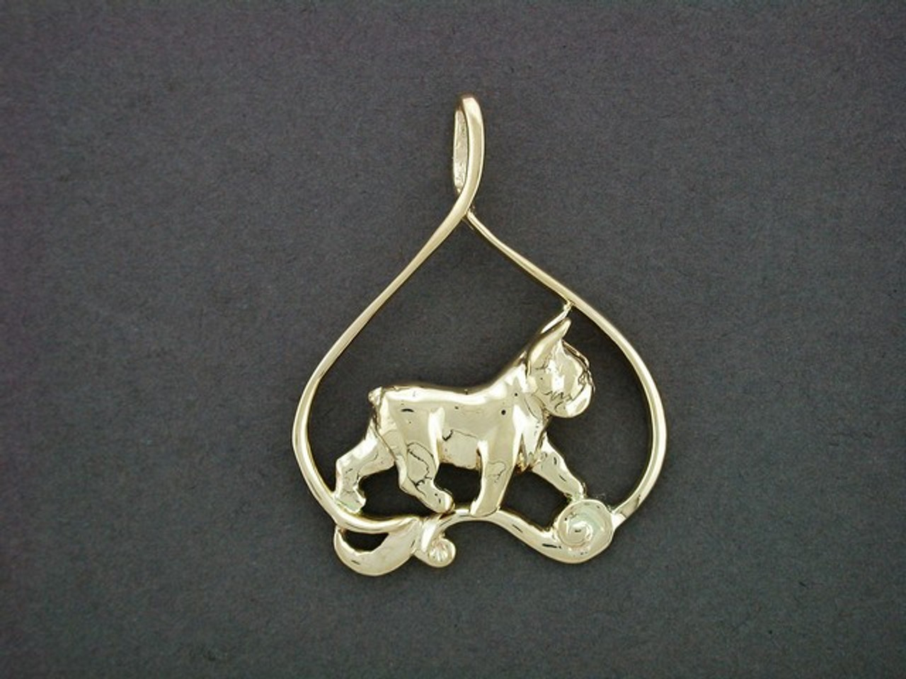 Frame Mari With French Bulldog Pendant