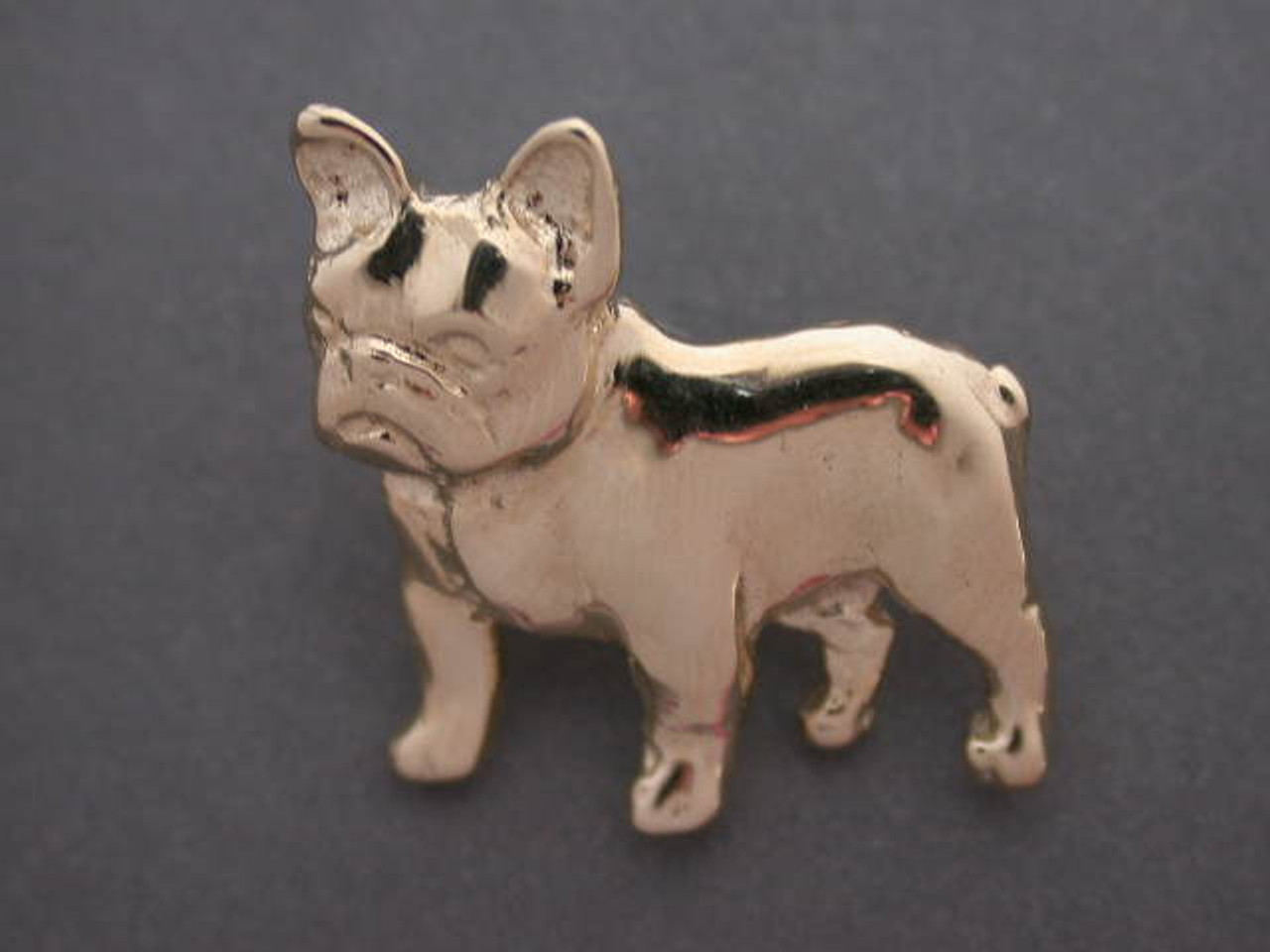 French Bulldog Full Body Stacked L Pendant