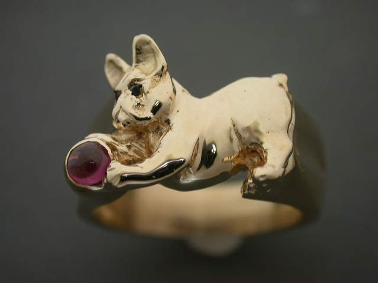 French Bulldog Ring Full Body Playing