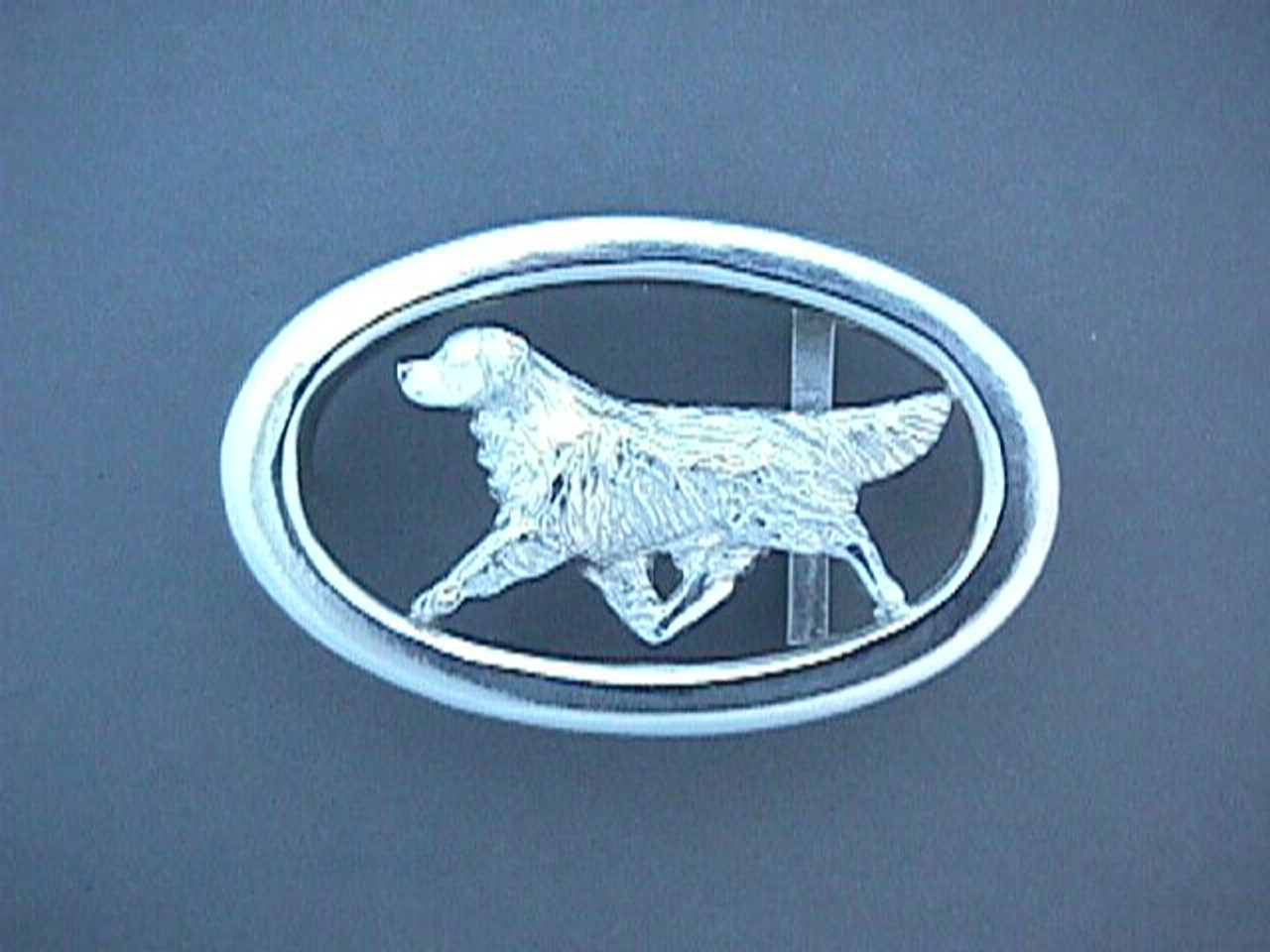 Golden Retriever Frame Buckle Gating Lrg Pendant