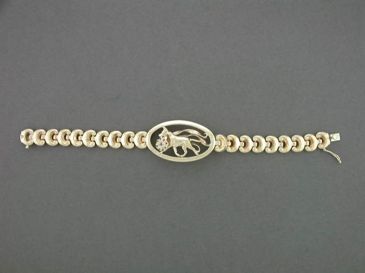 Bracelet Link Antique Half Bone Link With Great Dane