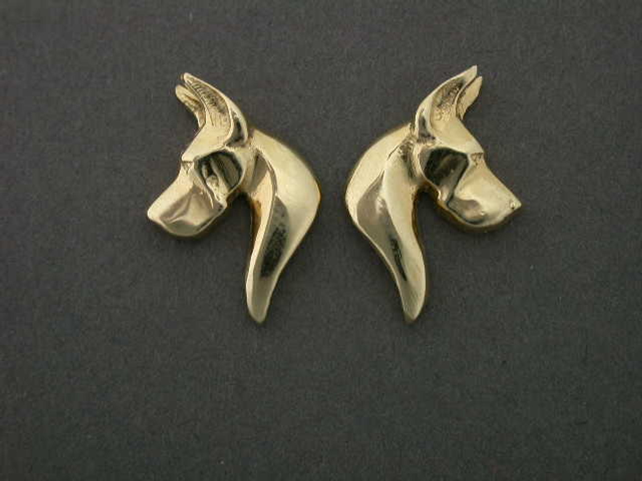 Great Dane Earrings Head Style