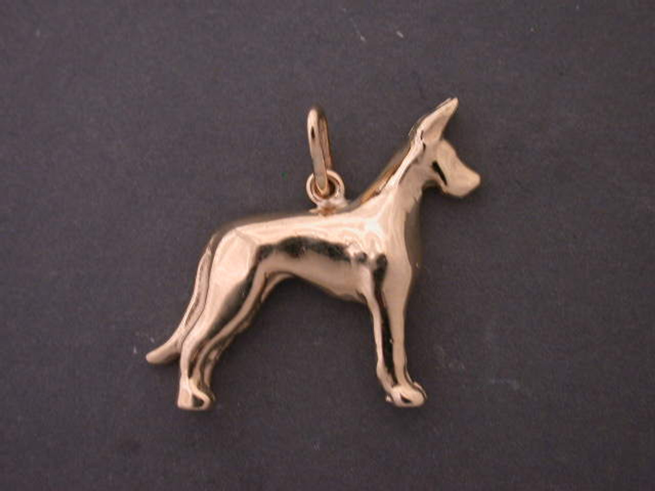 Great Dane Full Body Stacked R For Lady Handler Pendant