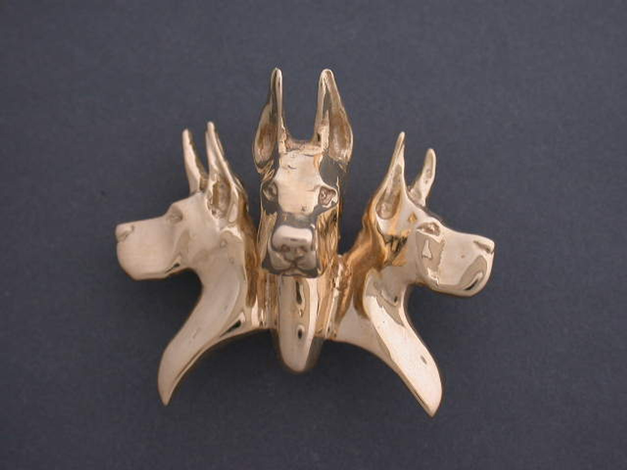 Great Dane Head 3 2-D Pendant