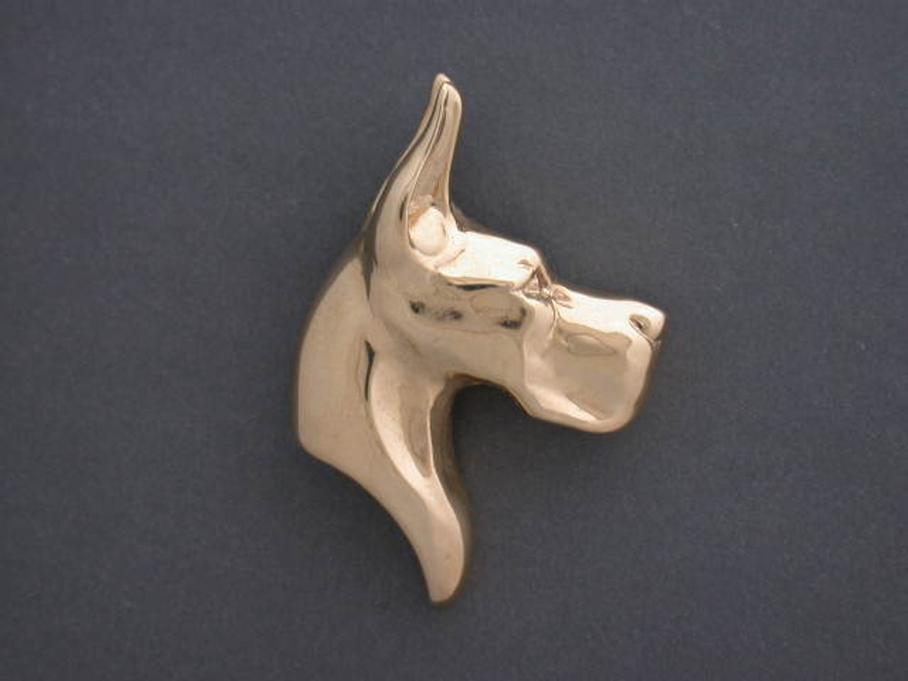 Great Dane Head Med R Pendant