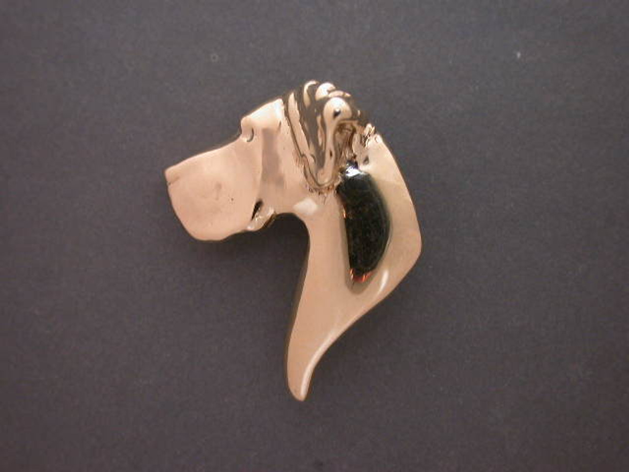 Great Dane Head Natural Ear Med Sm Pendant