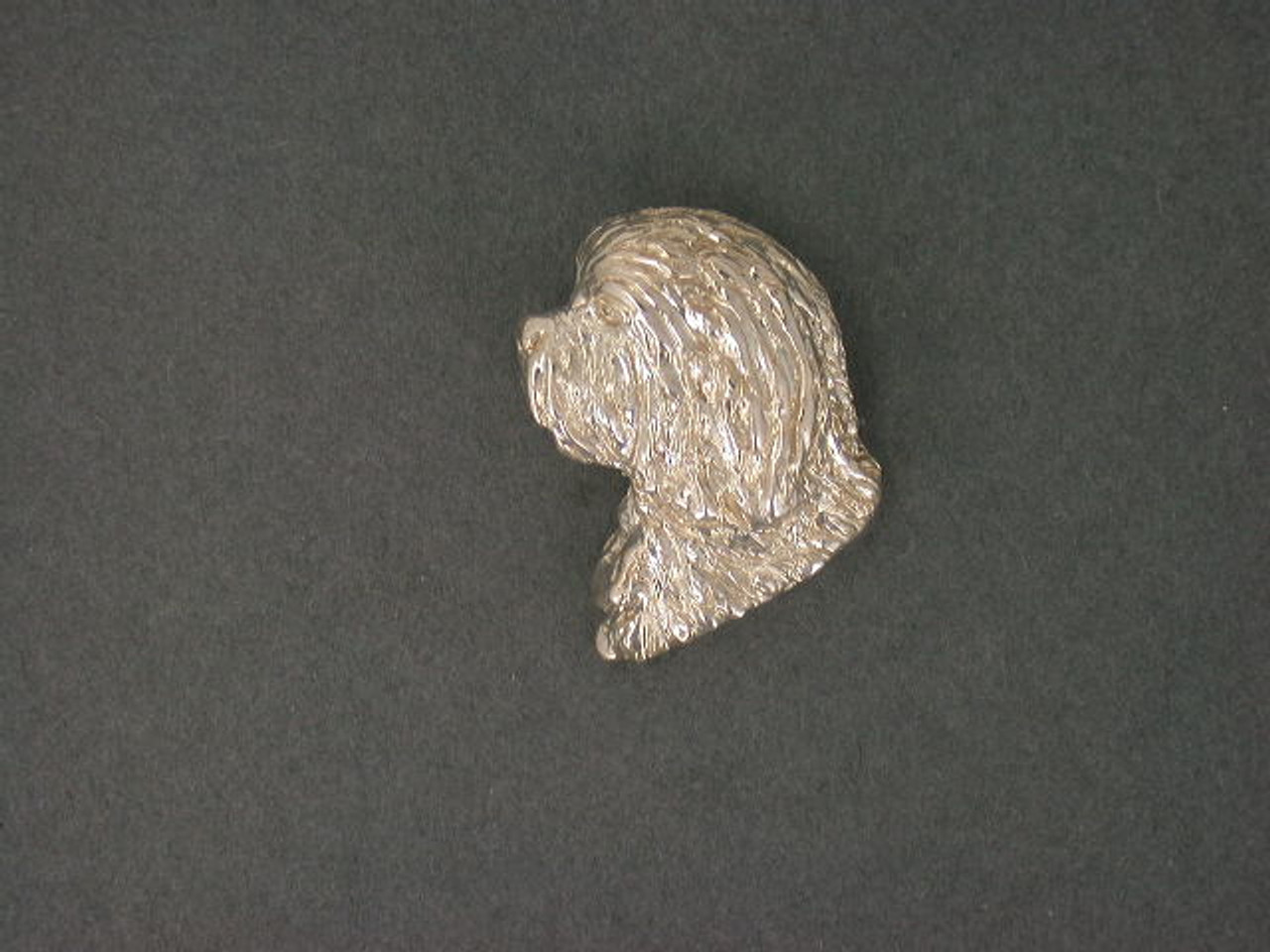 Havanese Head Male Med L Pendant