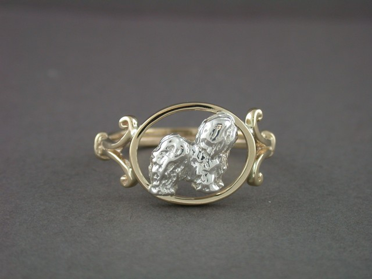 Ring Oval With Havanese