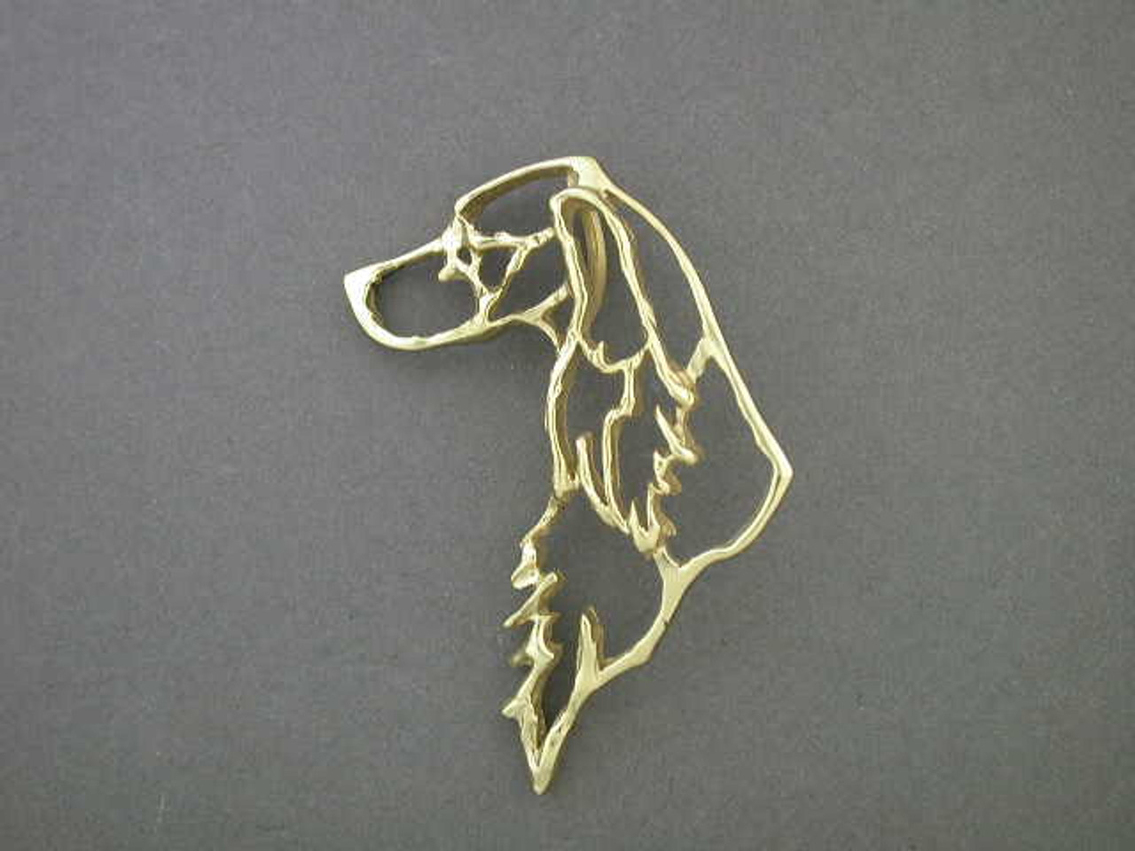 Irish Setter Head Cutout L Pendant