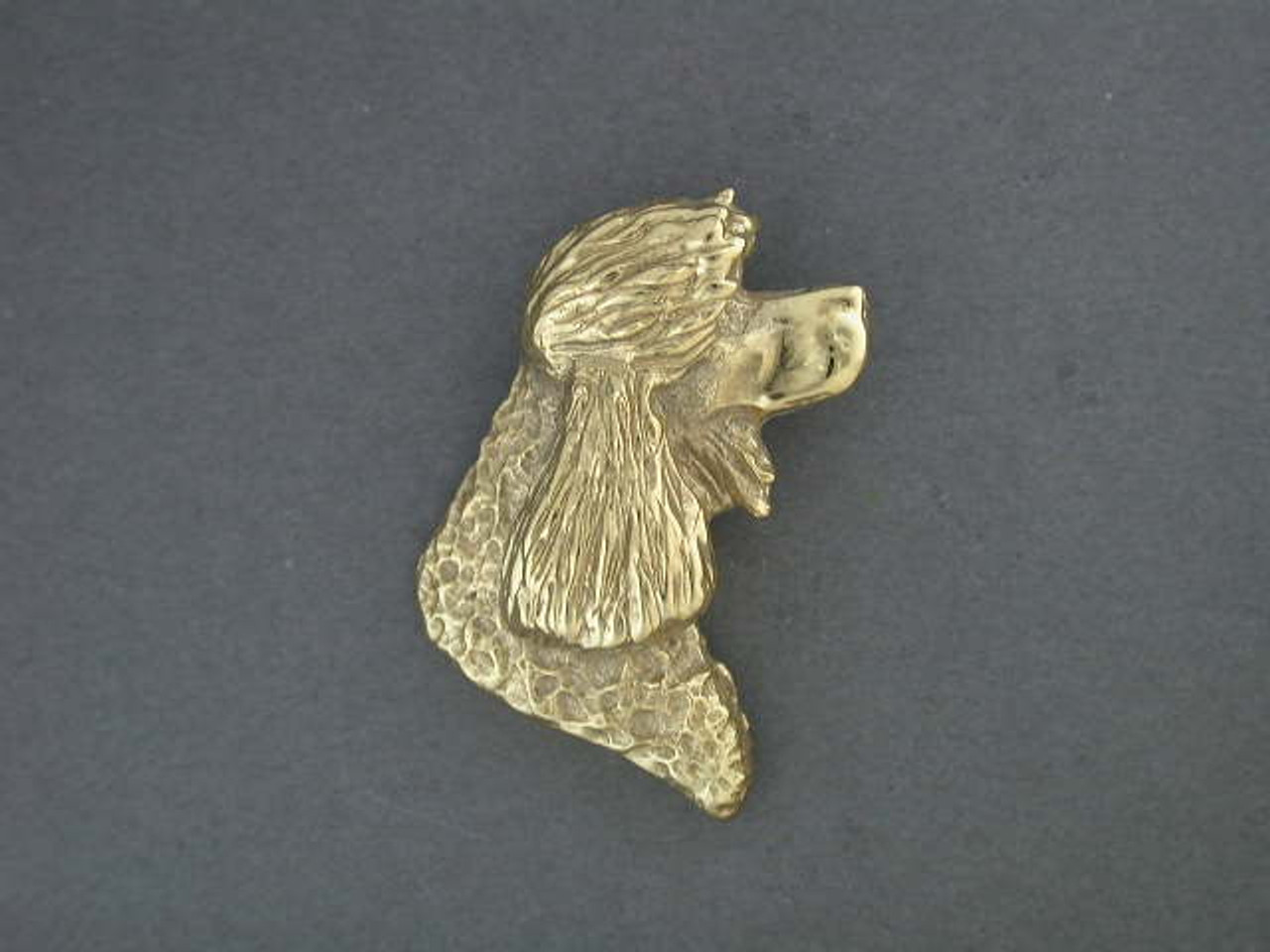 Irish Water Dog Head R Pendant