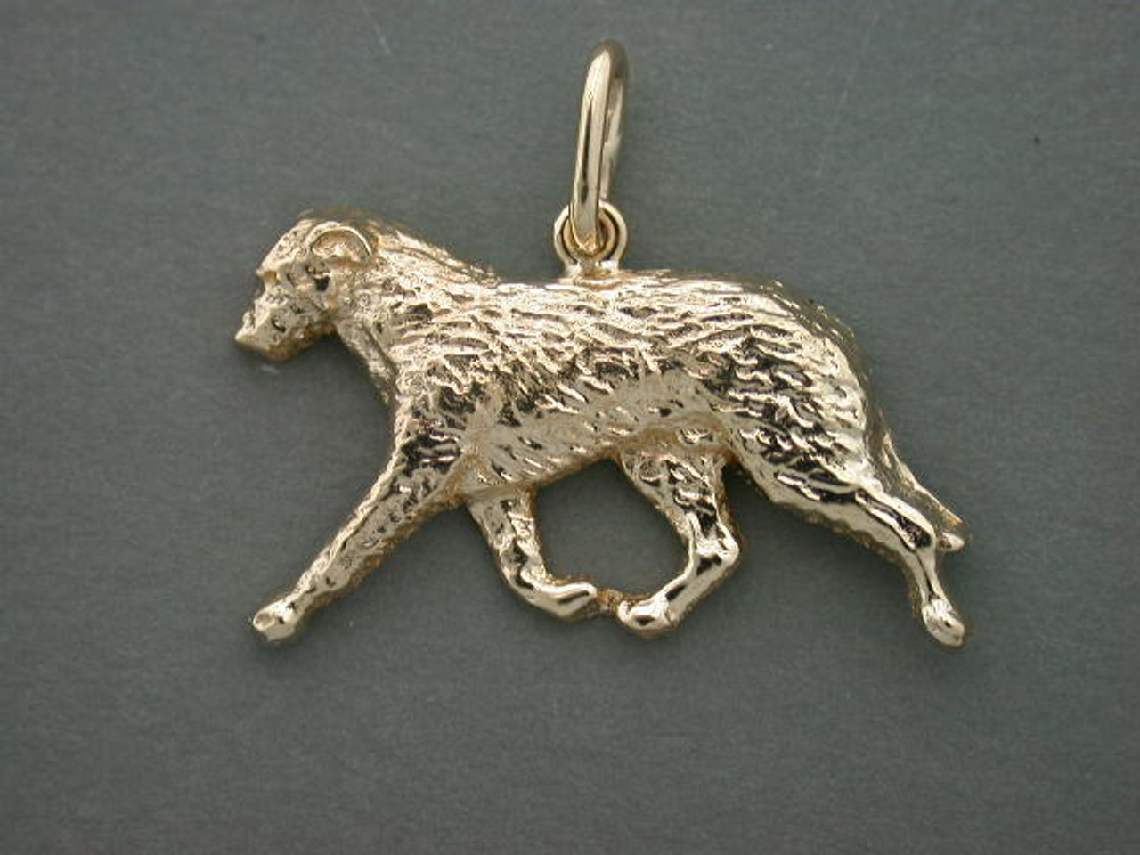 Irish Wolf Hound Full Body Gaiting Pendant