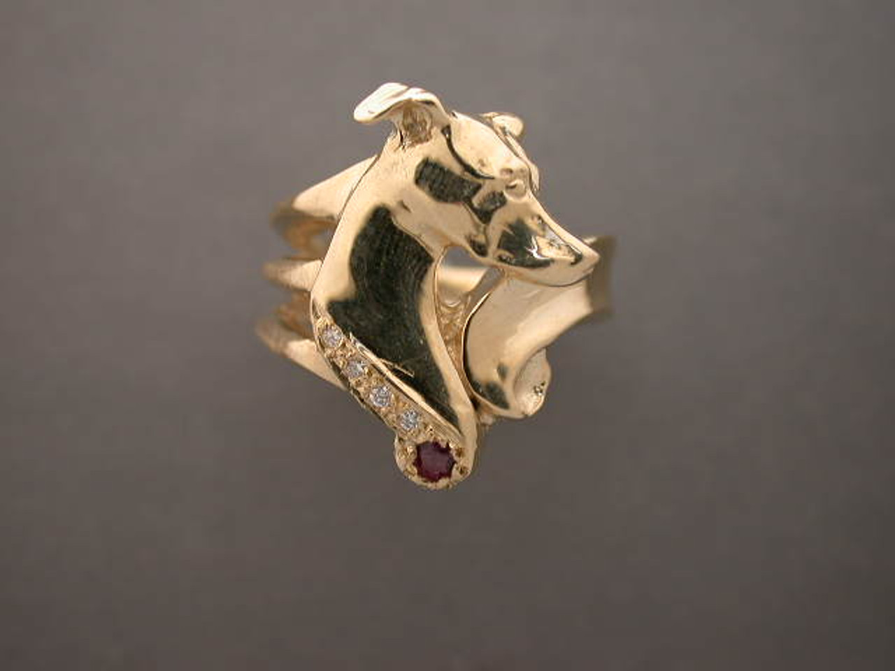 Italian Greyhound Ring Split