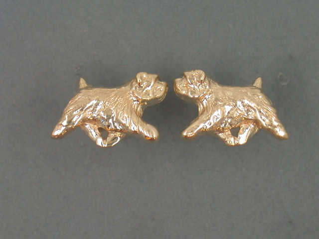 Norfolk Terrier Earring Full Body Gaiting Sm L & R