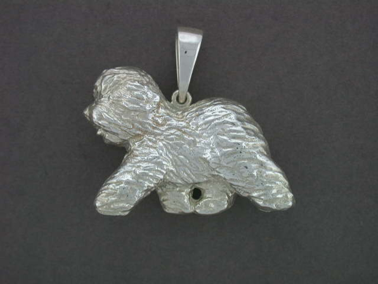 Old English Sheepdog Full Body L Large Pendant