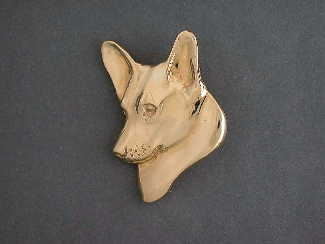 Pembroke Corgi Head Sm L Pendant