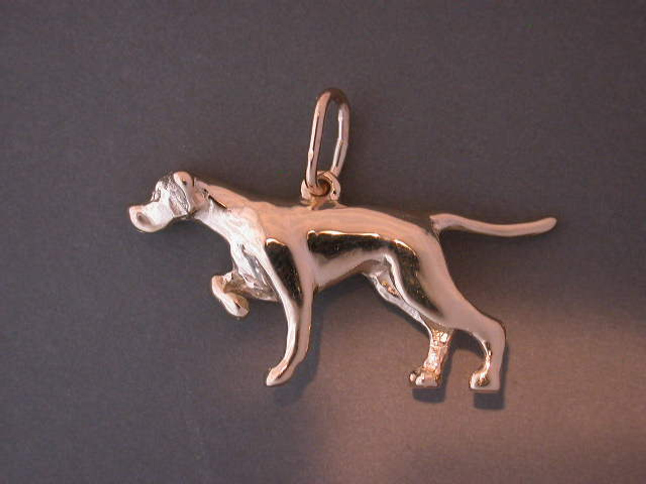 English Pointer Full Body Point Med L Pendant