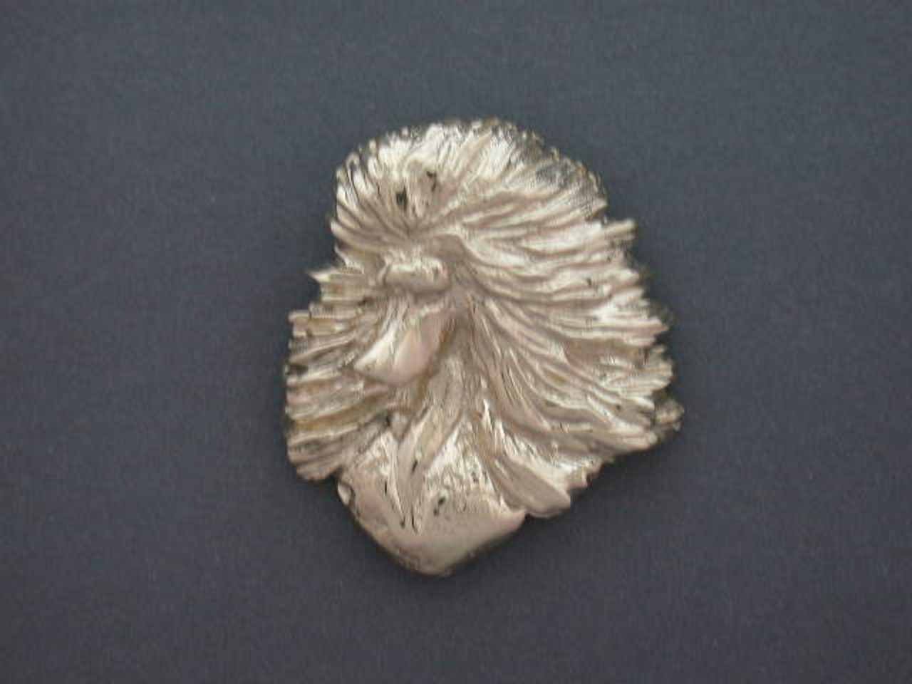 Poodle Head 3.4 View From Ring Pendant