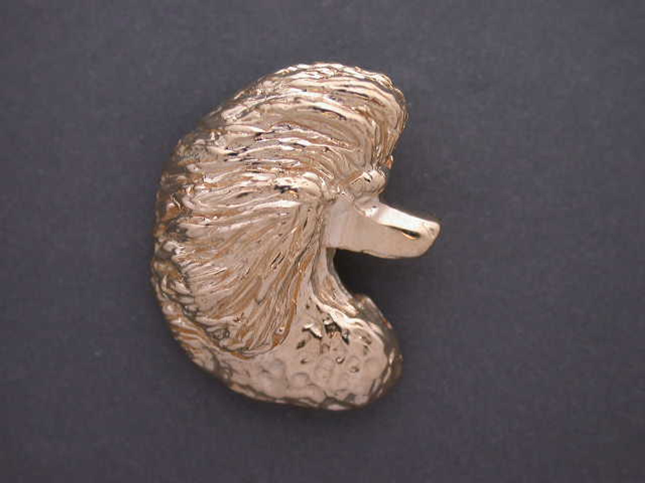 Poodle Head From Ring R Pendant