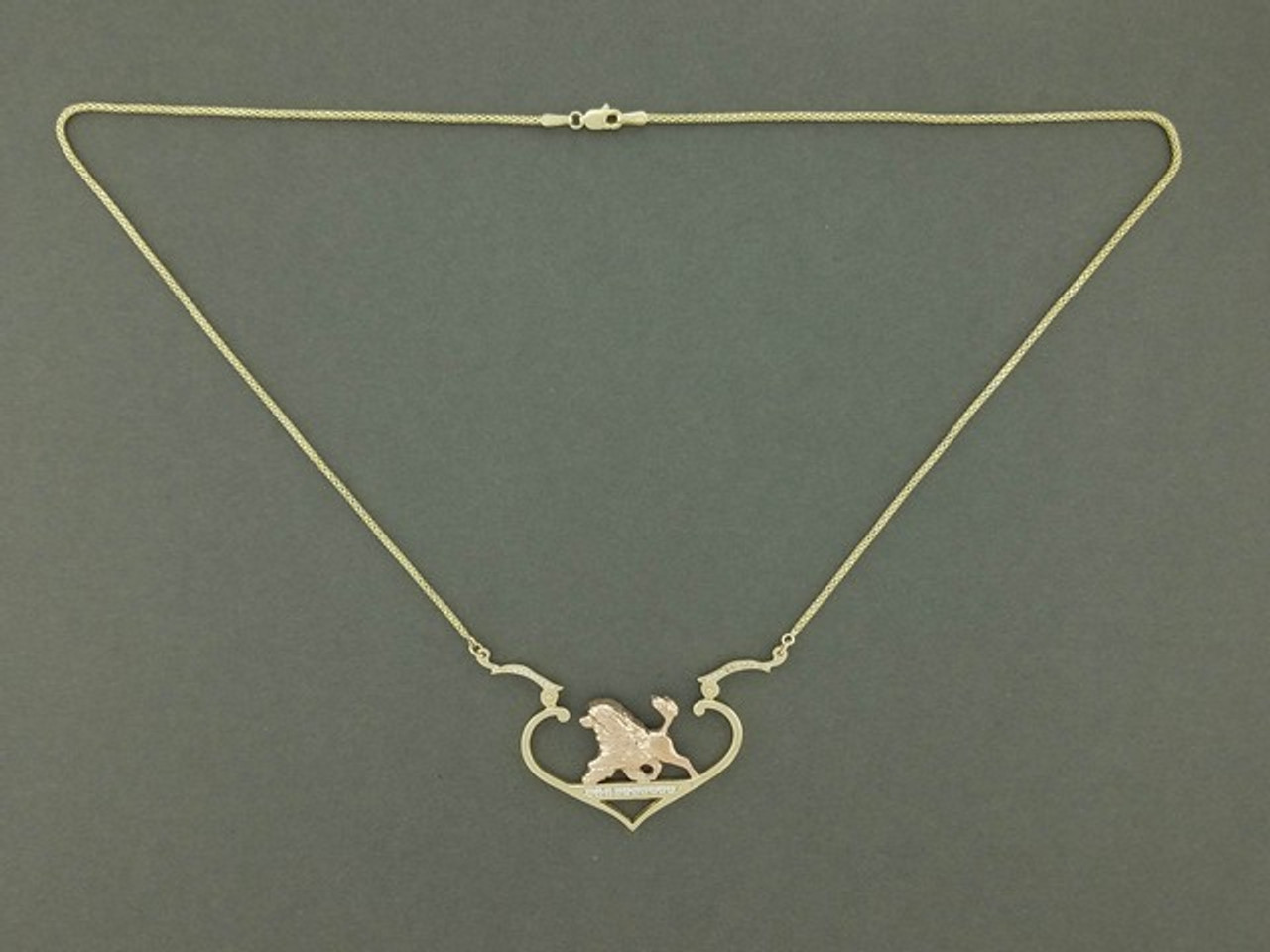 Frame Hinge With Portugues Water Dog Pendant