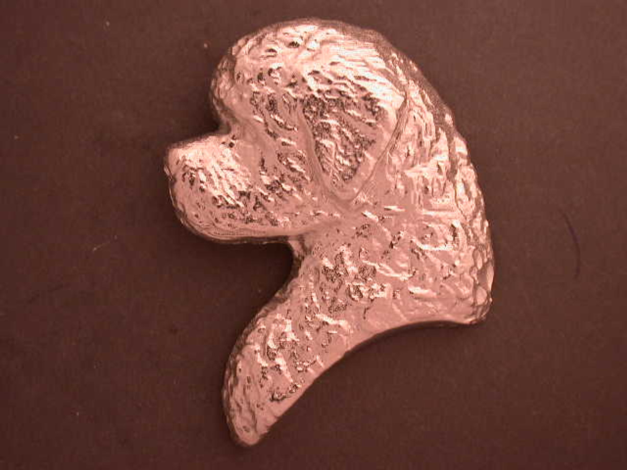 Portuguese Water Dog Head L X-Lrg Pendant