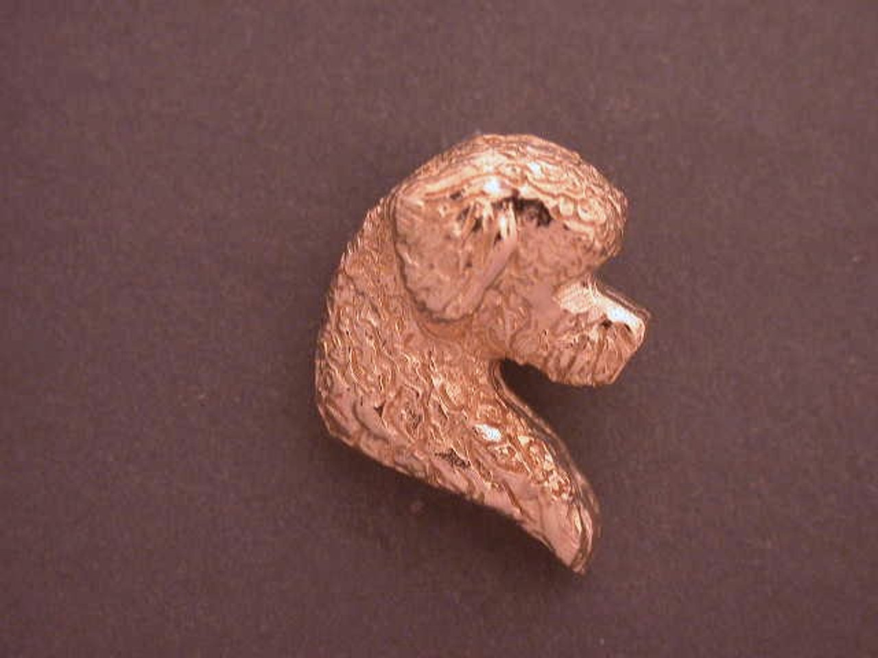 Portuguese Water Dog Head Small R Pendant