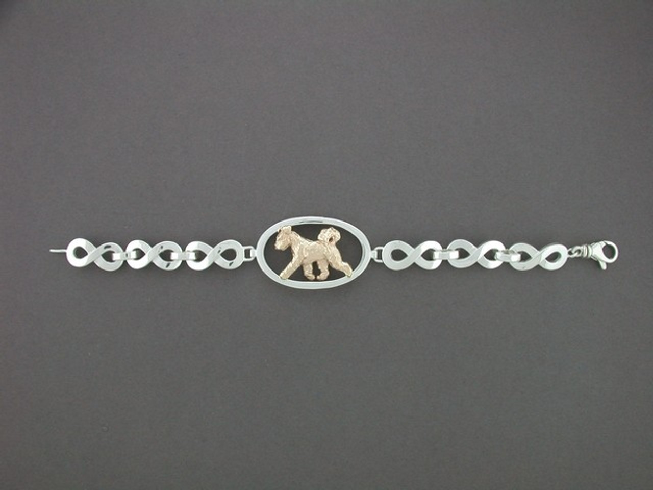 Bracelet Link Fig 8 With Pumi